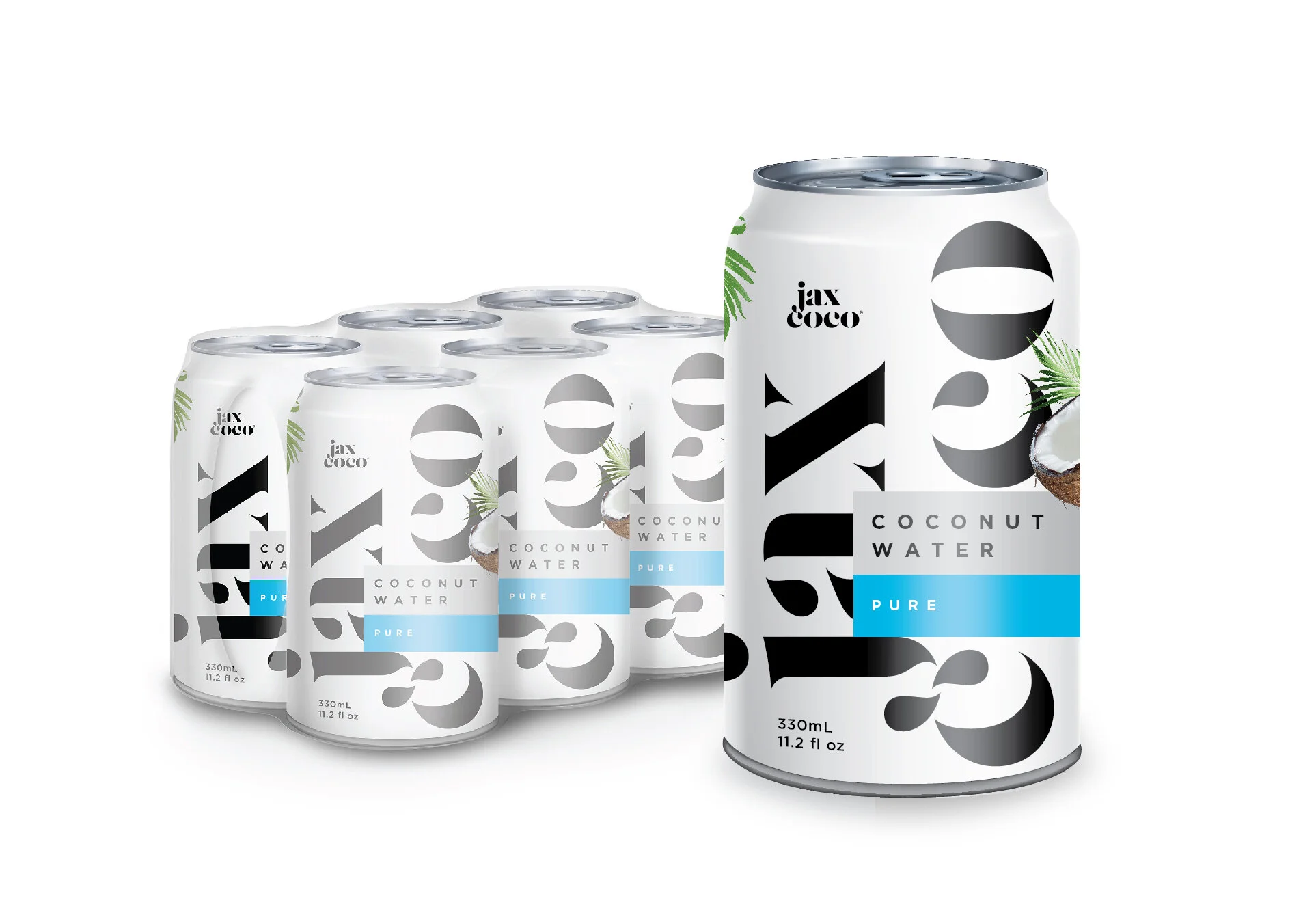 330ml Cans — Jax Coco | Pure Coconut Drinks